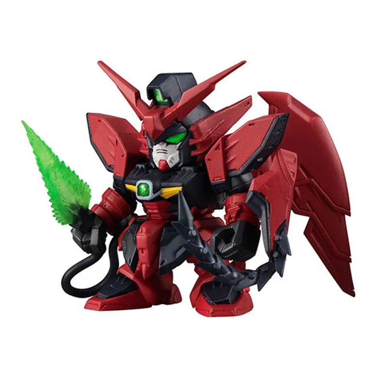 Bandai Original GUNDAM Gashapon SENSHI FORTE # 15 Wing Gundam Zero Epyon Gundam Dom Model postaci zabawki kapsułkowe