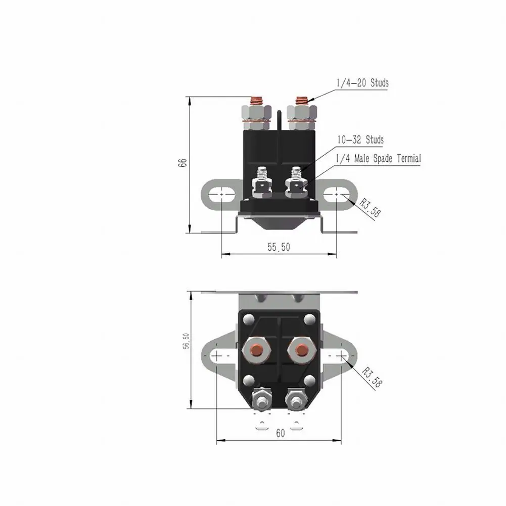Efficient 12V Solenoid with 4 Terminals Perfect Fit for Murray and For Westwood Lawnmowers Great for Outdoor Vehicles
