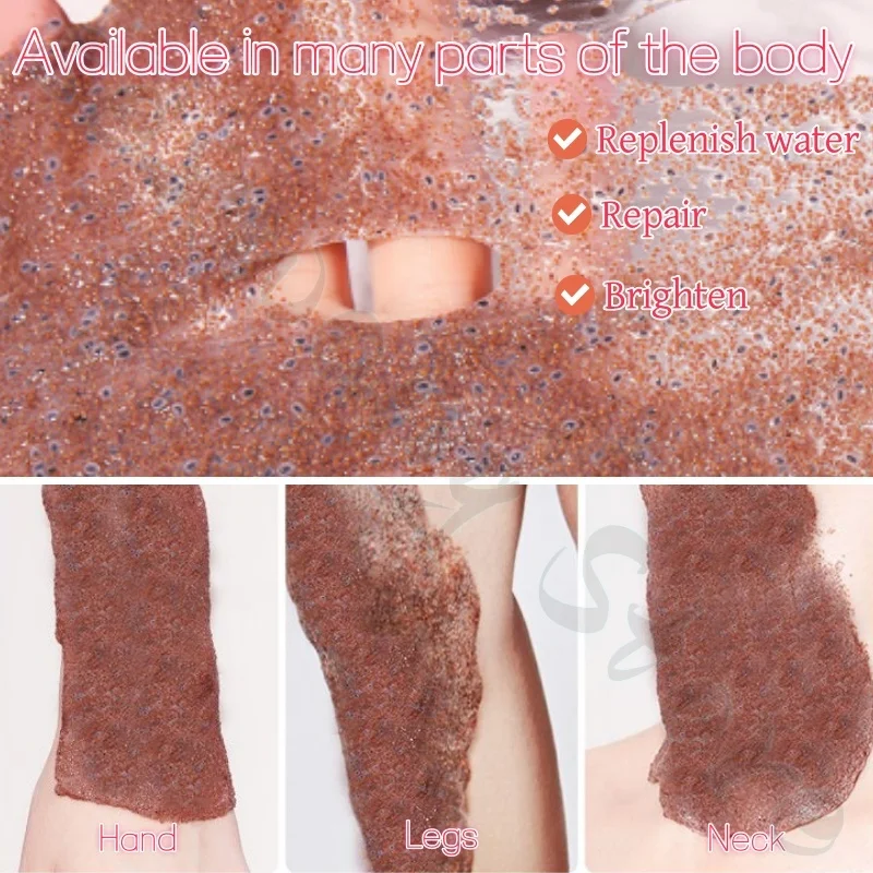 500g bottle rose seed seaweed mask small particles moisturizing and moisturizing brightening skin soothes and cares for the face