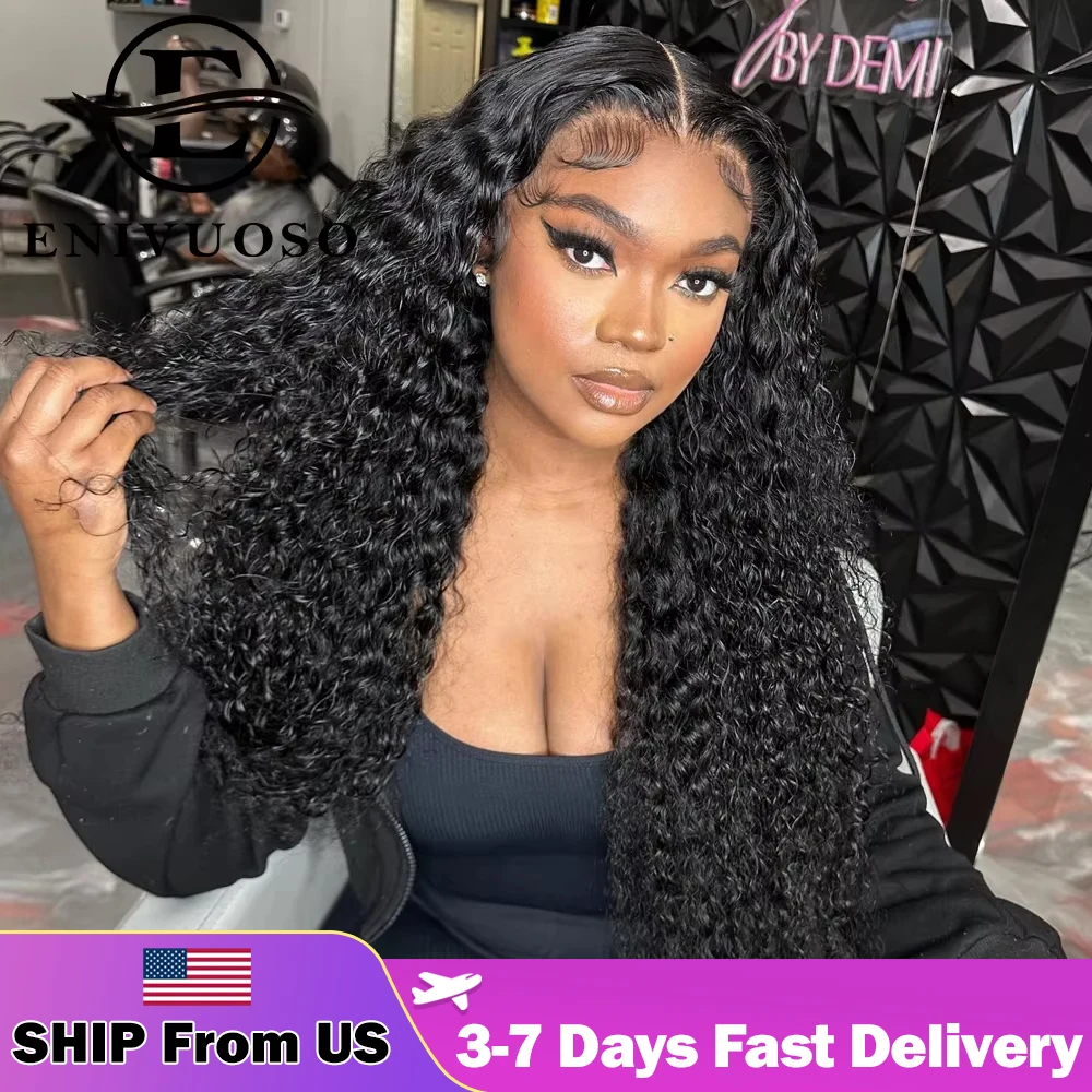 

13X4 Water Wave Lace Front Wigs 180% Density 13x6 Hd Lace Frontal Wig Deep Wave Brazilian Remy Human Hair Wigs For Black Women