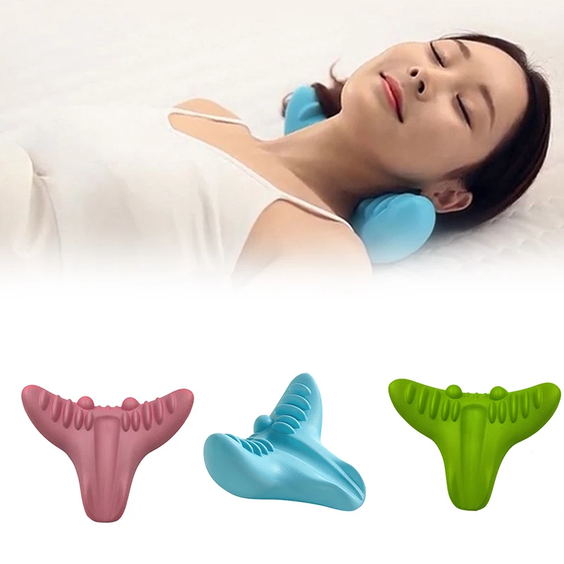 New Authentic C-Rest Neck Massage Neck and Shoulder Correction Pain Relief Pillow Release Tension Comfortable Pillows 3 Colors