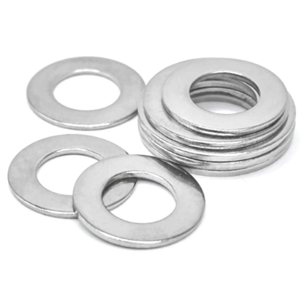 

100/900 PCS American-made 304 Stainless Steel Gasket Washers Set - Round Flat Gasket Box Washers Round Flat Gasket Hardware