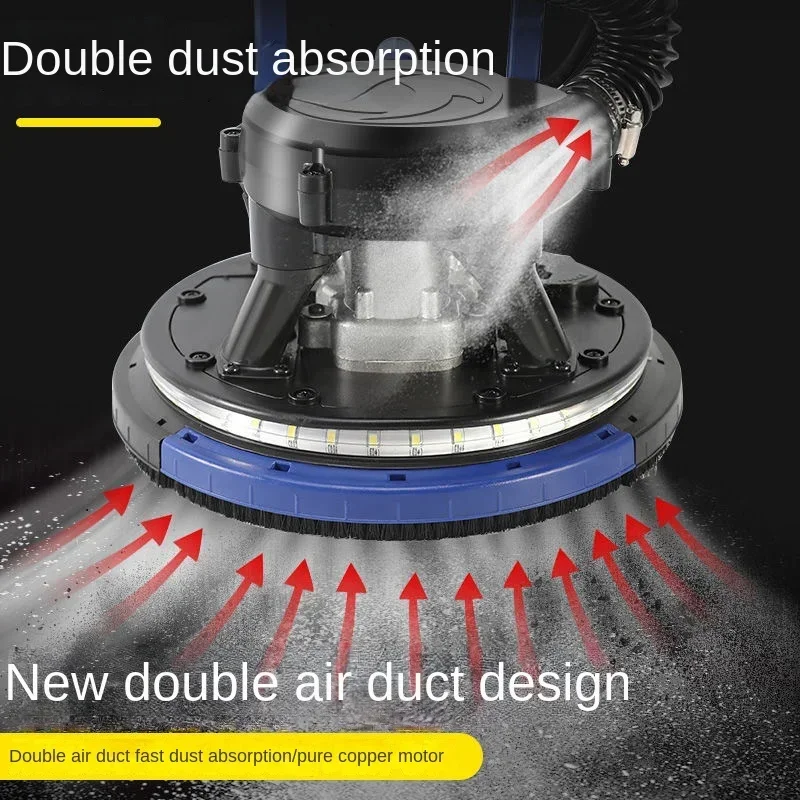 Cross borderBrushless Wall Grinding Machine Dust-Free Putty Sand Paper Machine Multi-Function Electric Self-Priming Wall Polish