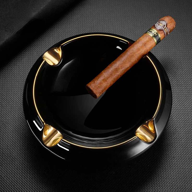 

Cigar ashtray special ceramic technology large-caliber household ashtray