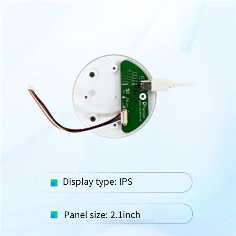 

Превосходный 2,1-дюймовый круглый цветной ЖК-дисплей IPS 480X480 и ручка кодировщика Модуль ESP32-S3 N16R8 ST7701 2,4G WIFI Аксессуары