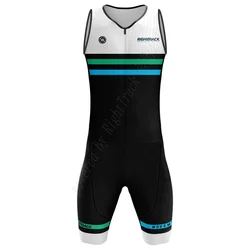 Pro Triathlon Trisuit Unisex Sleeveless Training Clothing Colorful Skinsuit RIGHTTRACK Swimming Cycling Running Skating Apparel