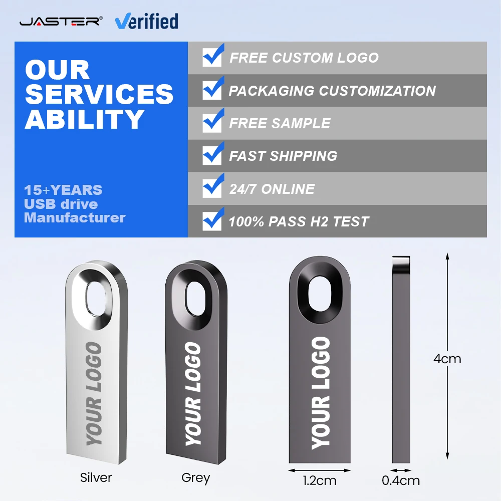 Free Custom Logo USB Flash Drive 128GB Mini Metal Pen Drive 64GB Key Chain Memory Stick 32GB Personalized Customization Pendrive