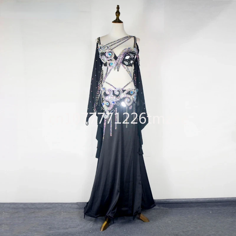 Three-Dimensional Children's Adult Oriental Dance Costume Belly Dance Performance Racing Suit