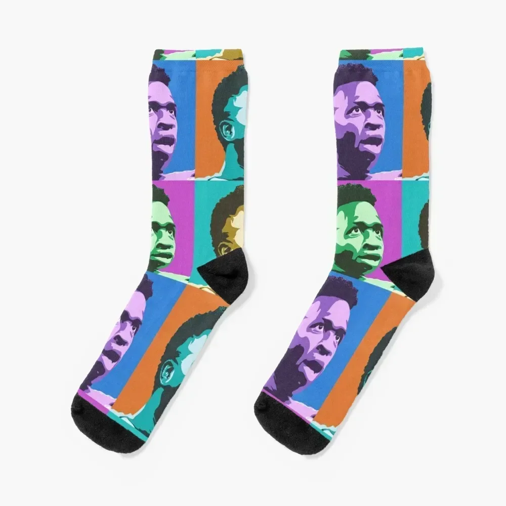 Vini Jr 20 - Andy Wharhol inspired Socks summer football luxe men cotton high quality Men Socks Women's