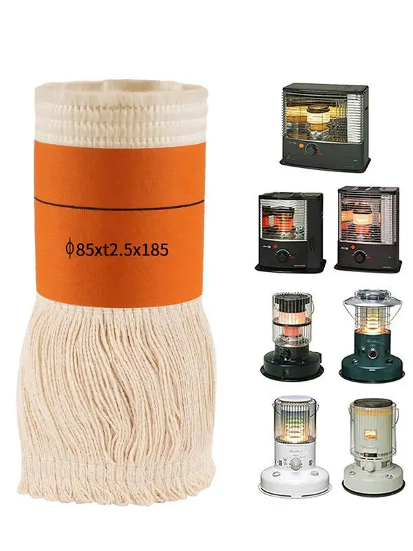 Lantern Wicks Cotton Wick for Kerosene Stove Wicks Oil Lantern Wick Heater Stove Accessories Oil Candle Wicks Heater Replacement