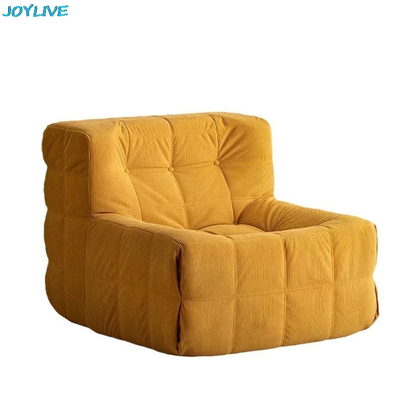 

JOYLIVE Waffle Single Lazy Sofa Reclining Or Sleeping Bedroom Balcony Tatami Vacuum Compression Sofa