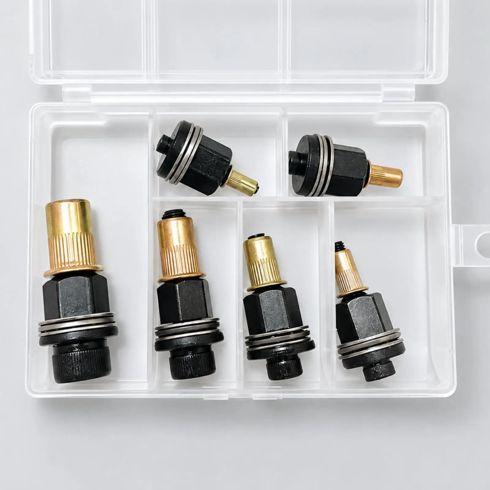 Hand Rivet-Nut Installer with Plastic Storage Case Precision Mandrel Manual Rivet Nut Setter with M3-M10 Mandrels