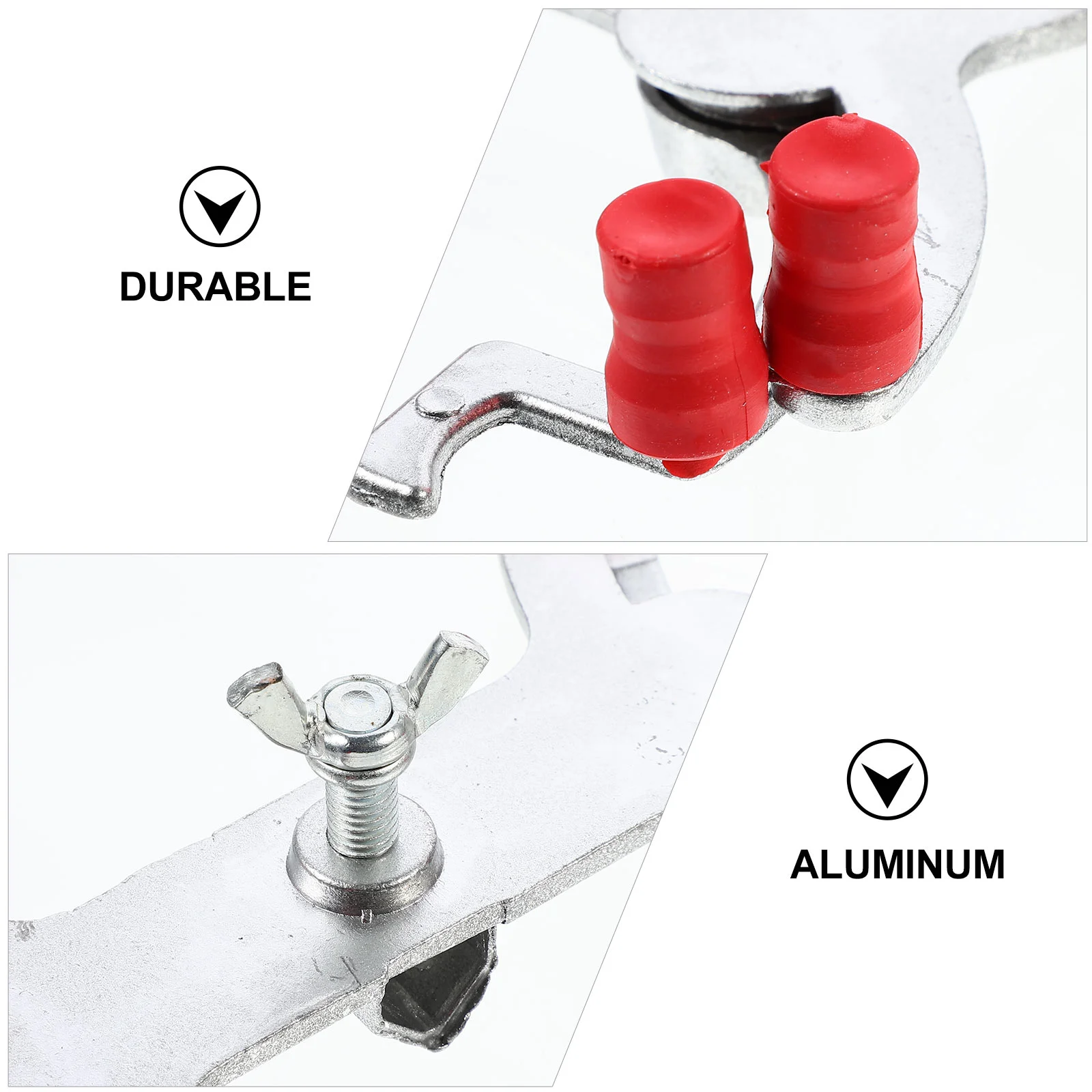 Titration Clamp School Supply Clip Experiment Metal Silver Double Aluminum Fixing Accessories