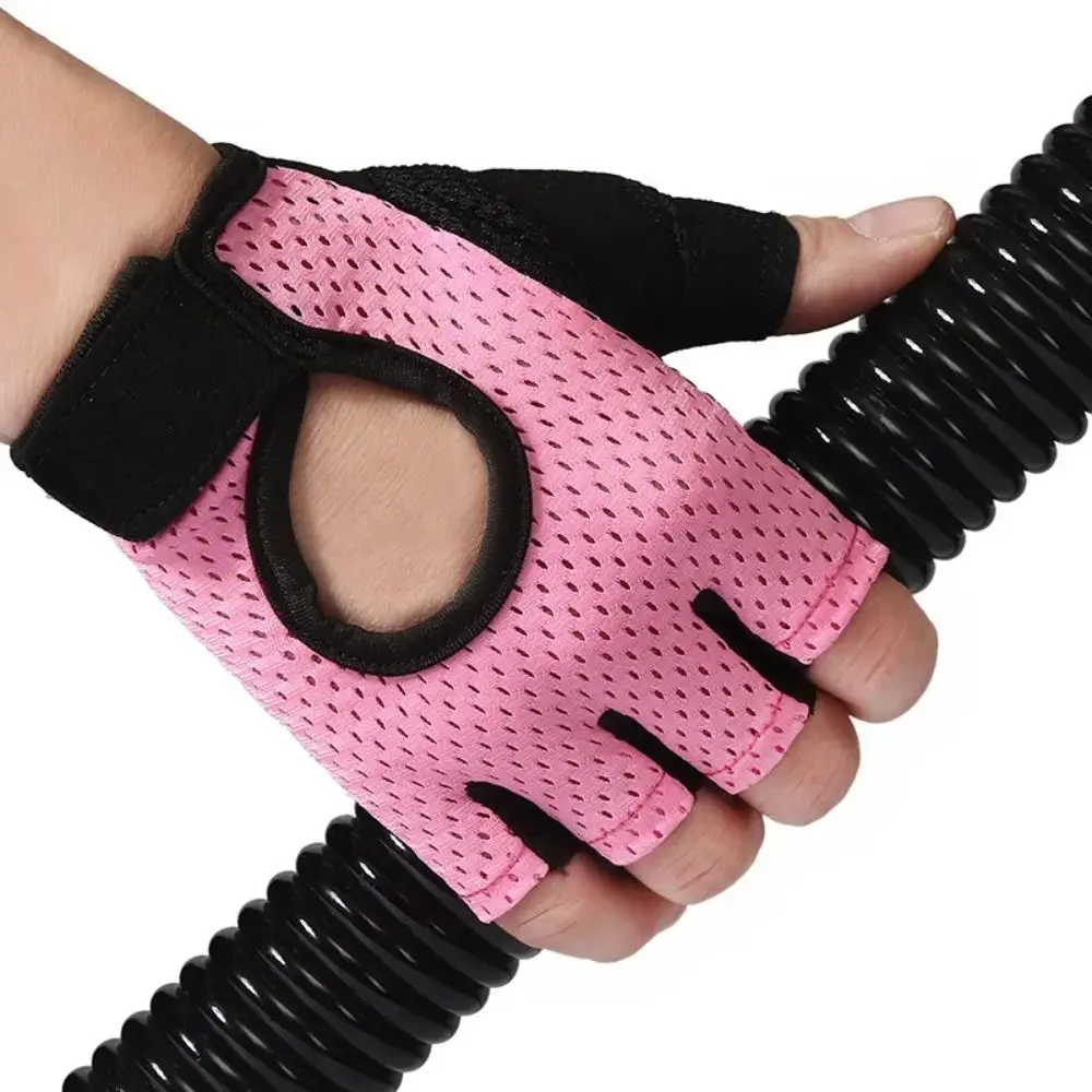 Bodybuilding Workout Cycling Fingerless Gloves Gym Training Non-slip Sport Gloves Breathable Fitness Gloves Men Women