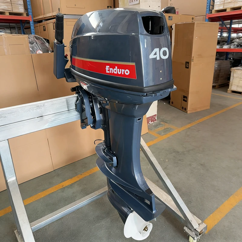 Hot Sale 40X Enduro Outboard Motor 2 Stroke 40hp Ymh Tiller Handle 40 hp 2 Stroke Outboard Long Shaft Boat Engine