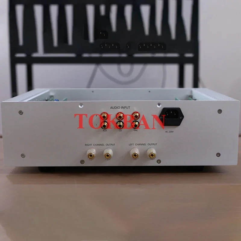 Tokban T5.2 &A5.2 Power Amplifier 60w*2 120w*2 High Power MBL Preamp OPA828 Class AB Amp HIFI Amplifier Audio