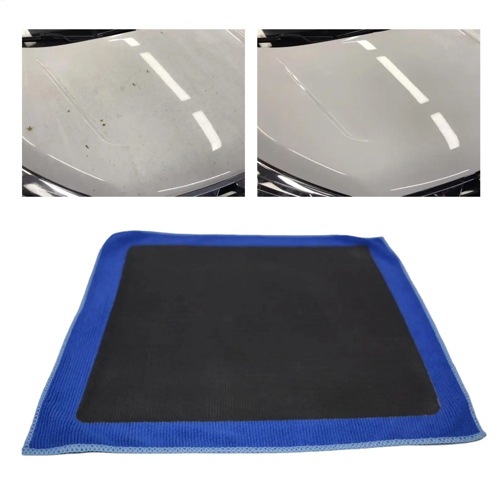 Clay Bar Towel for Car Detailing Microfiber Fine Grade Synthetic Mitt Auto Detailing Towel for Interior Carpet Glass Paint Wheel view 5