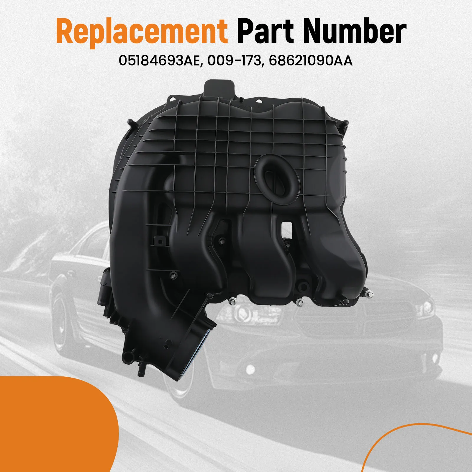 

Upper Intake Manifold for Dodge Charger Grand Caravan Journey Durango 2011-2020 05184693AE