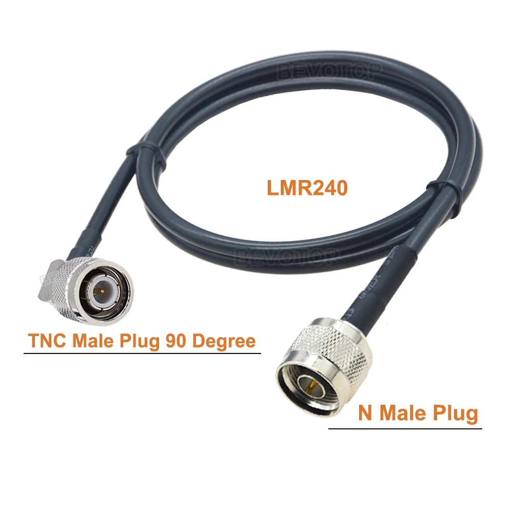 Câble de raccordement Coaxial LMR240 50-4 TNC mâle à N Type mâle/femelle LMR-240, queue de cochon, faible perte, 50 Ohm RF, rallonge