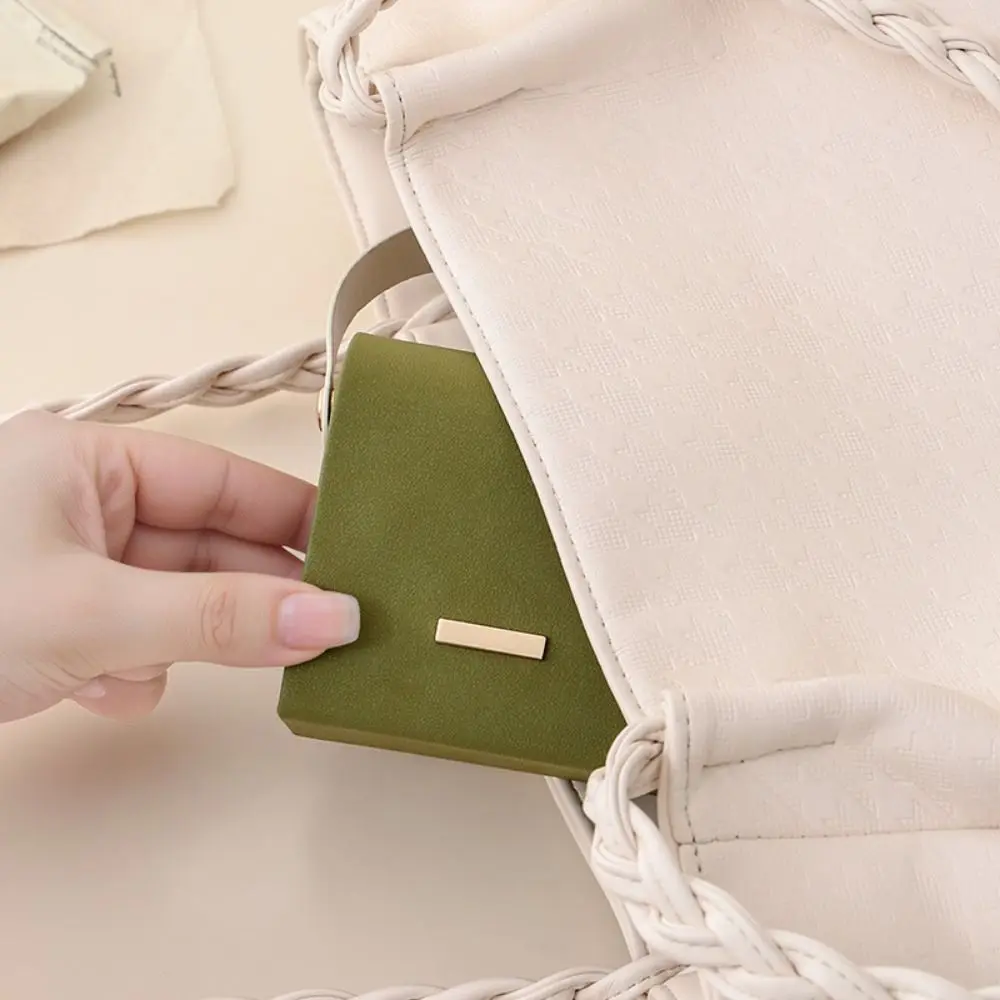 Hand-Held Jewelry Packing Bag Handbag Appearance PU Leather Earrings Storage Case Organizer Large Capacity Jewelry Display Box