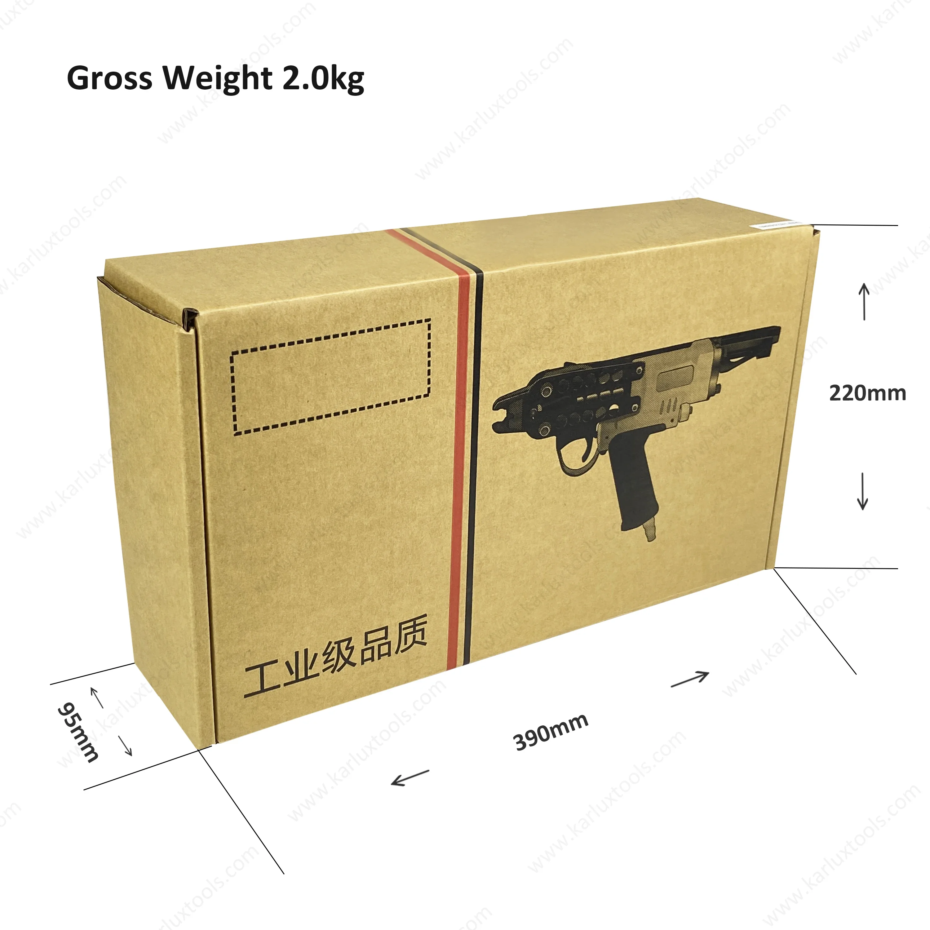 2025C Ring Pliers Tool Air C-type Machine Nailer Pneumatic Nail Tool Air Plier For Wire Mesh Nailing Connection Binding Fixed