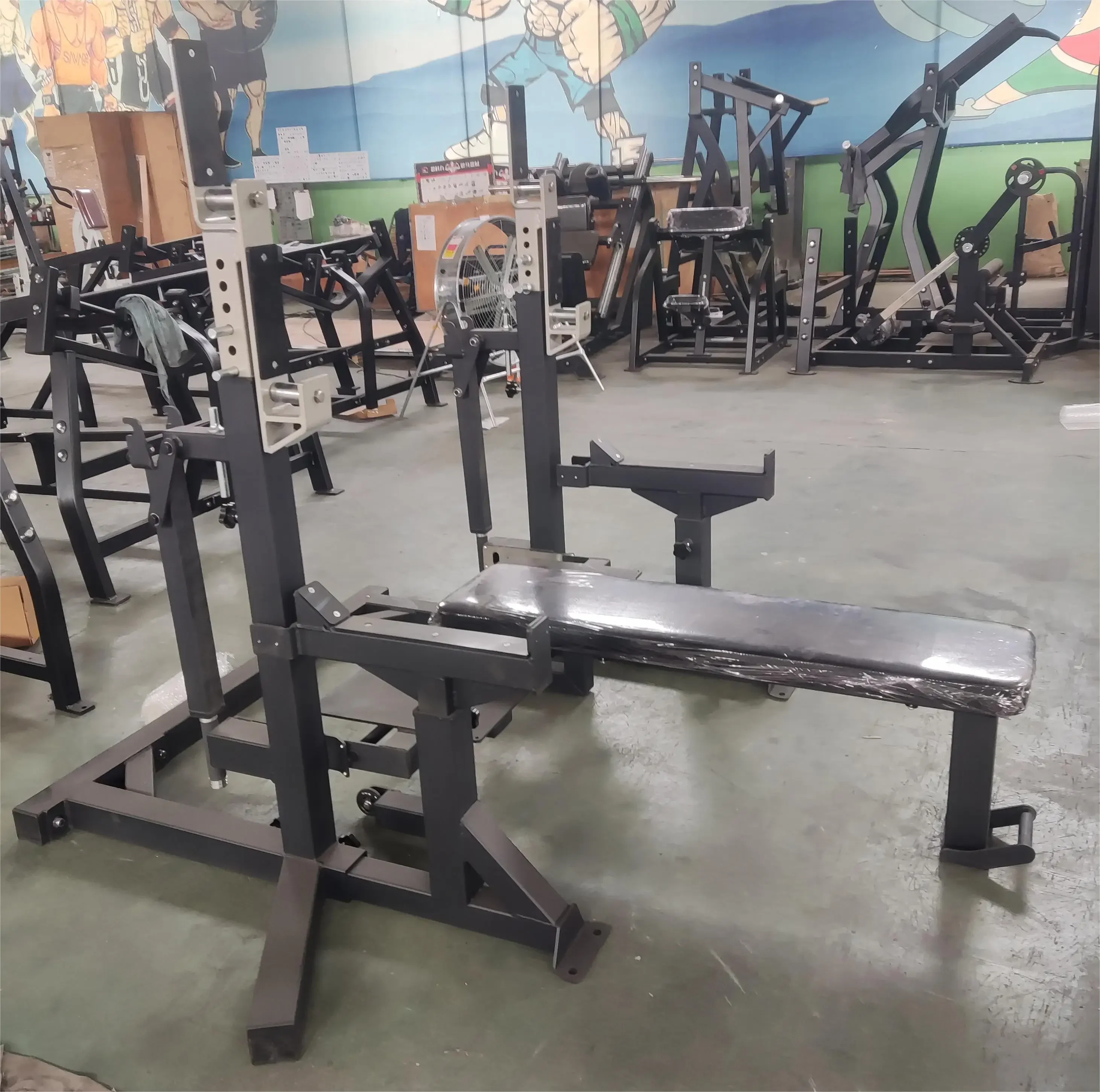 Banc de Squat de Fitness de gymnastique modérée, presse de banc de Fitness, support de dynamophilie, Combo de Squat