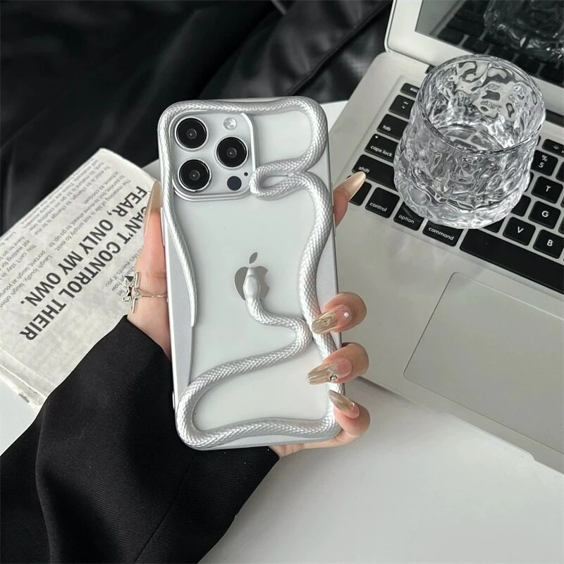 Matte Summer Breathable Cool Snake Style Phone Case For Compatible With Samsung Galaxy A06 A14 A15 A16 A26 A36 A54 A55 A56 4G 5G