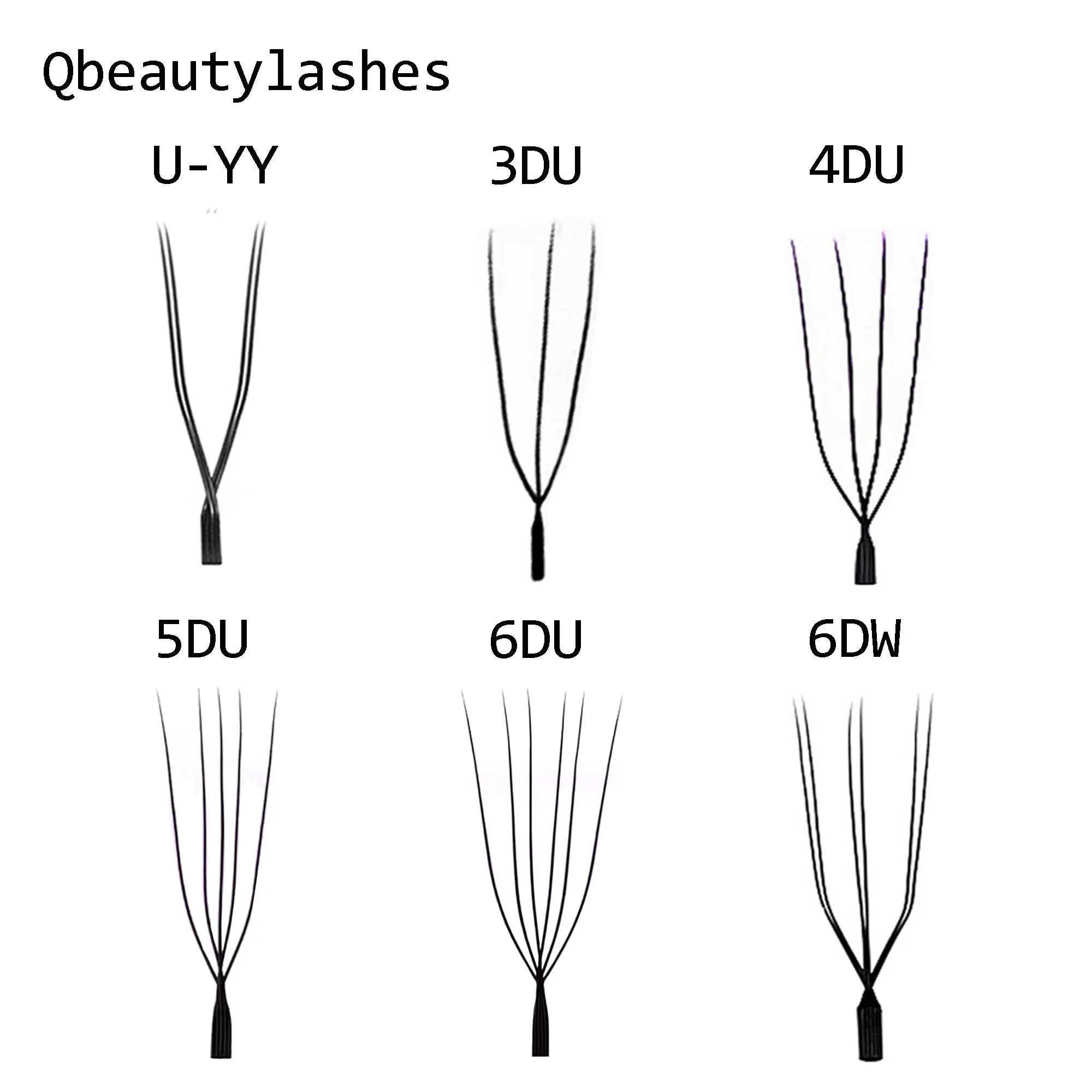 

Cílios U YY 2D 3D 4D 5D 6D W Shaped Eyelash Extensions Soft Pre Made Fan Eyelash Extensions wholesale Makeup