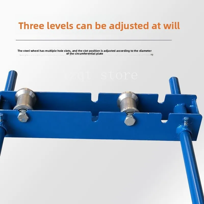 Small track type pay-off frame Portable construction site cable pay-off plate bracket Optical fiber wire Horizontal take-up
