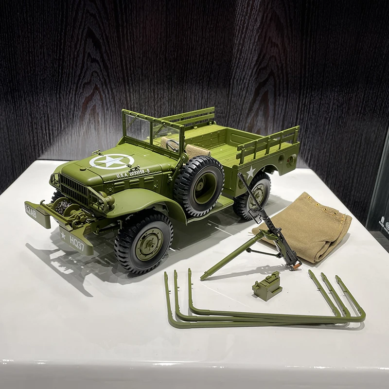 

Diecast 1:18 Scale Jeep BEEP WC51/52 Alloy Car Model Collectible Toy Gift Souvenir Display Ornament