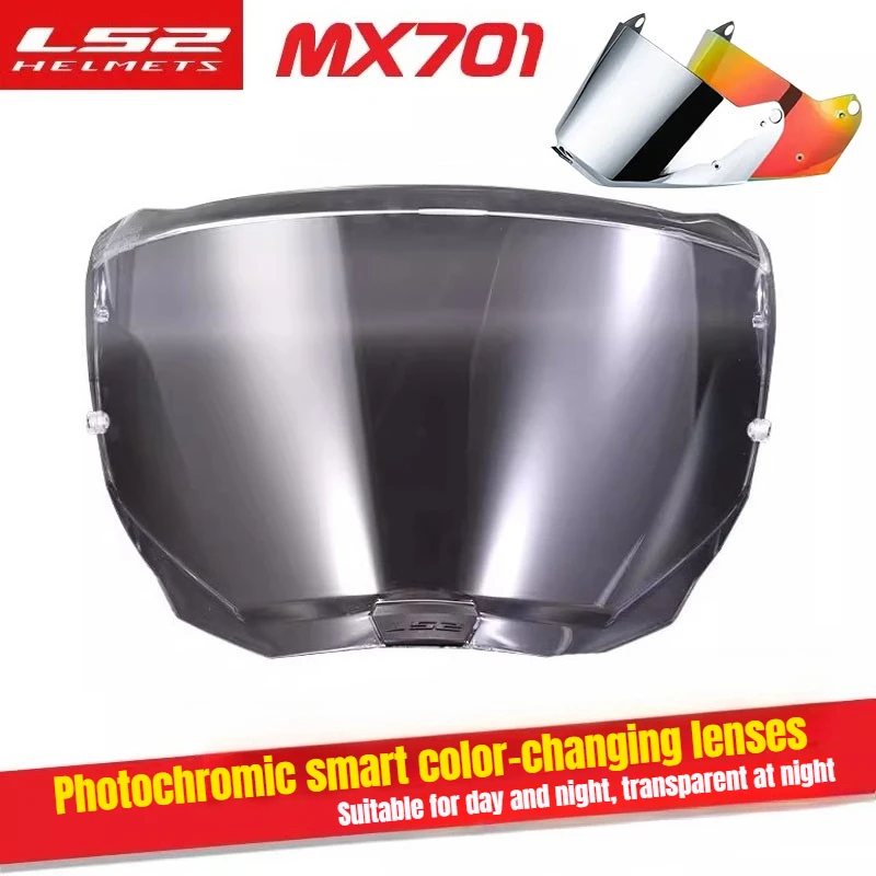 

Helmet Black Silver Transparent Color Visors for LS2 MX436 MX701 MX702 PIONEER EVO Off-road Motorcycle Helmet Windshield Lens