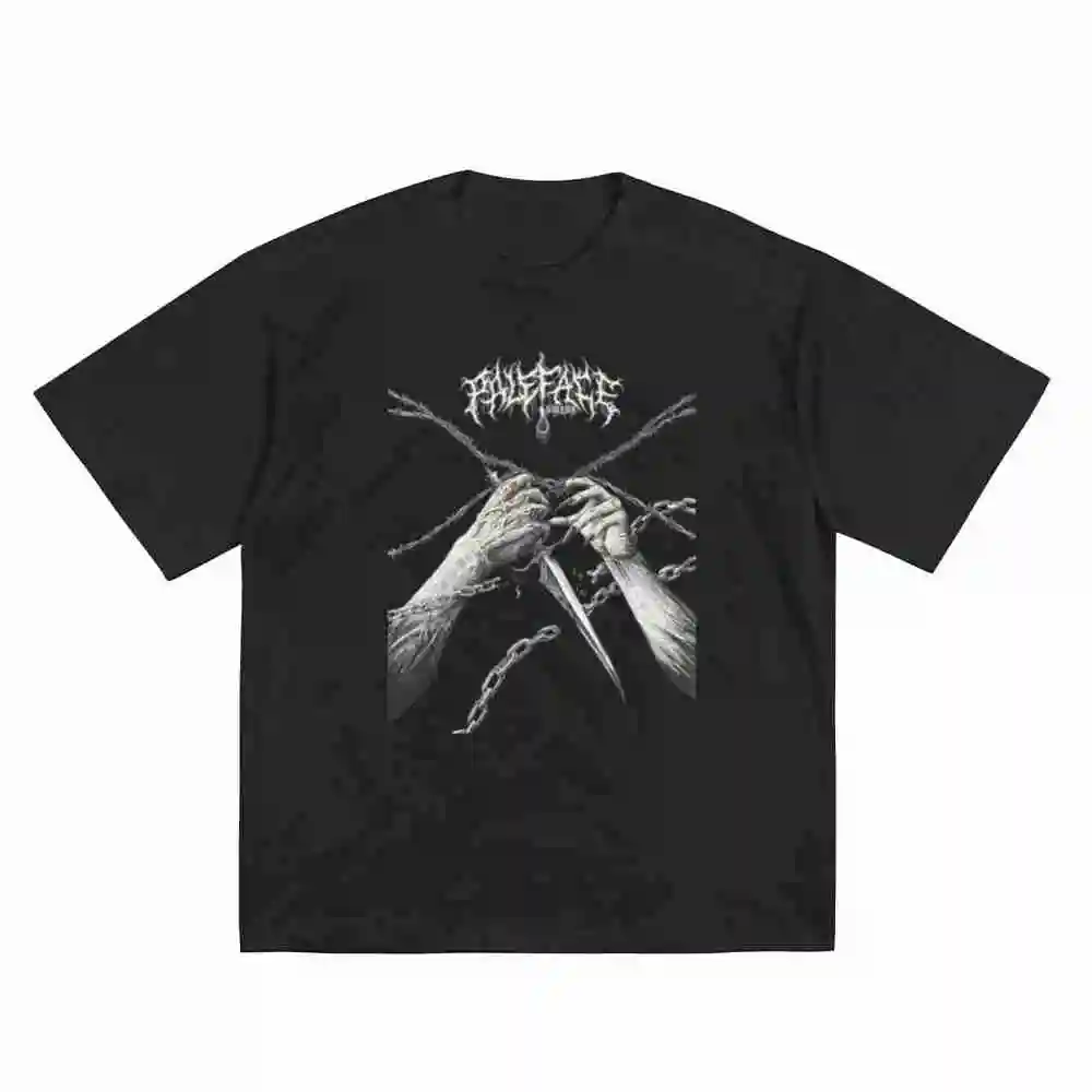 Paleface Swiss Knife Deathcore Short Sleeve Tee 100% Cotton T-Shirt