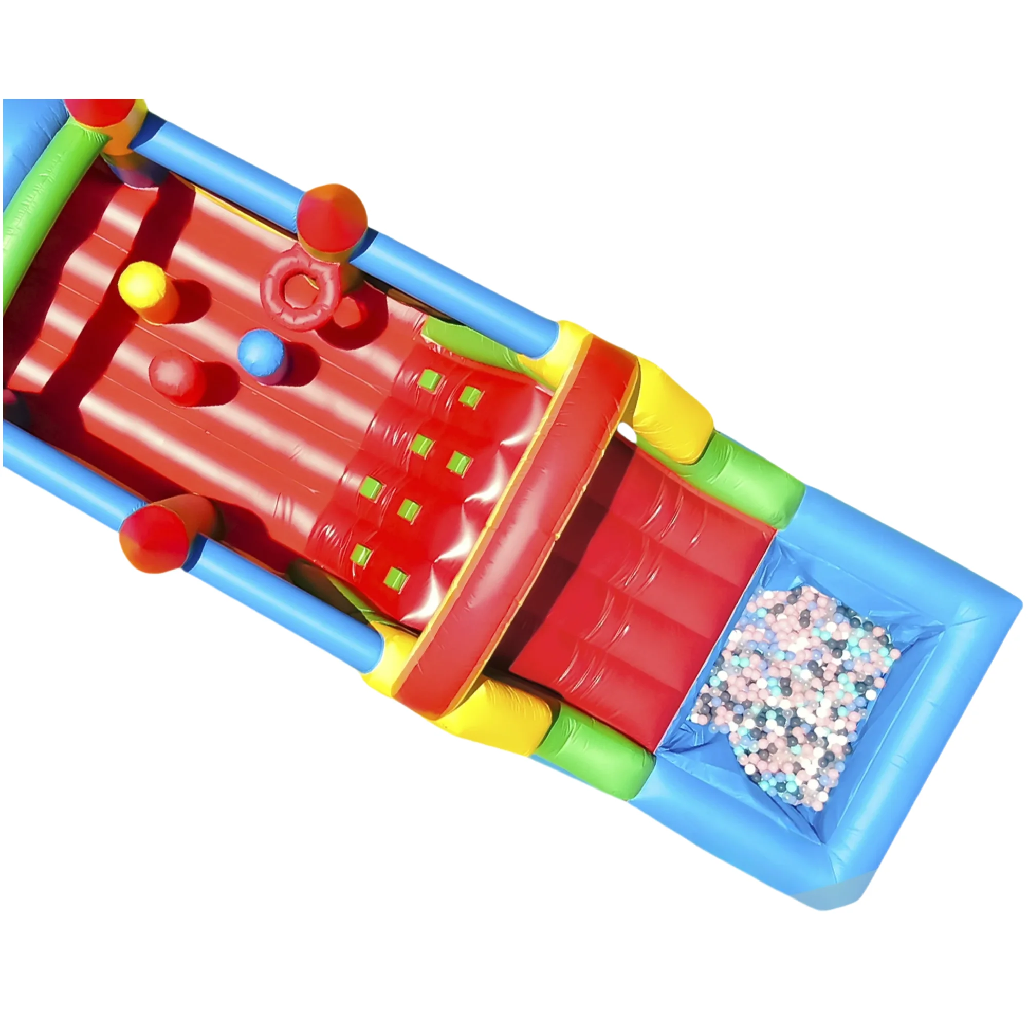 

STLFKiddohop PVC Commercial Outdoor Inflatable Castle For Kids' Play Jumping House Obstacle Course Ball Pool