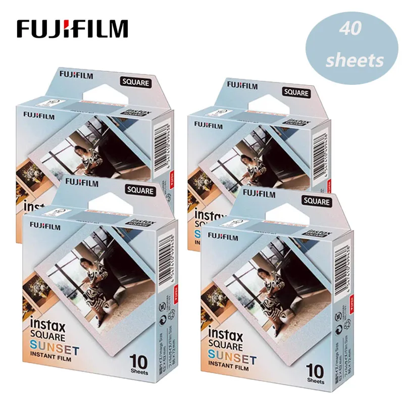 10/20/30/40/50 Sheets Fujifilm Instax SQUARE Sunset Photo Paper for Fujifilm Instax SQUARE SQ40 SQ6 SQ10 SQ20 SQ Link Printer