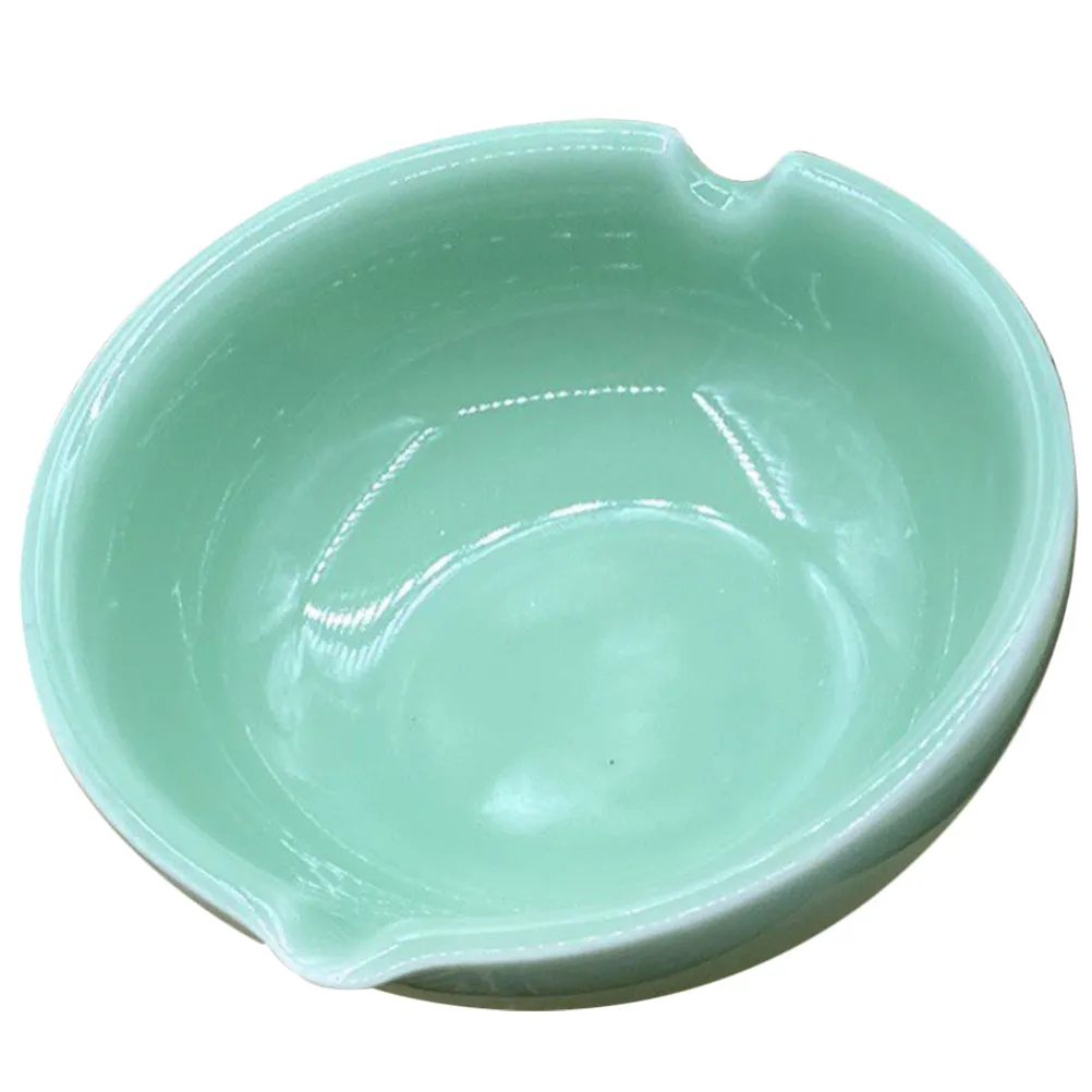 Ceramic Ink Plate Compact Lightweight Calligraphy Accessories Exquisite Design Easy Clean Paint Ink Dish Calligraphy Stationery