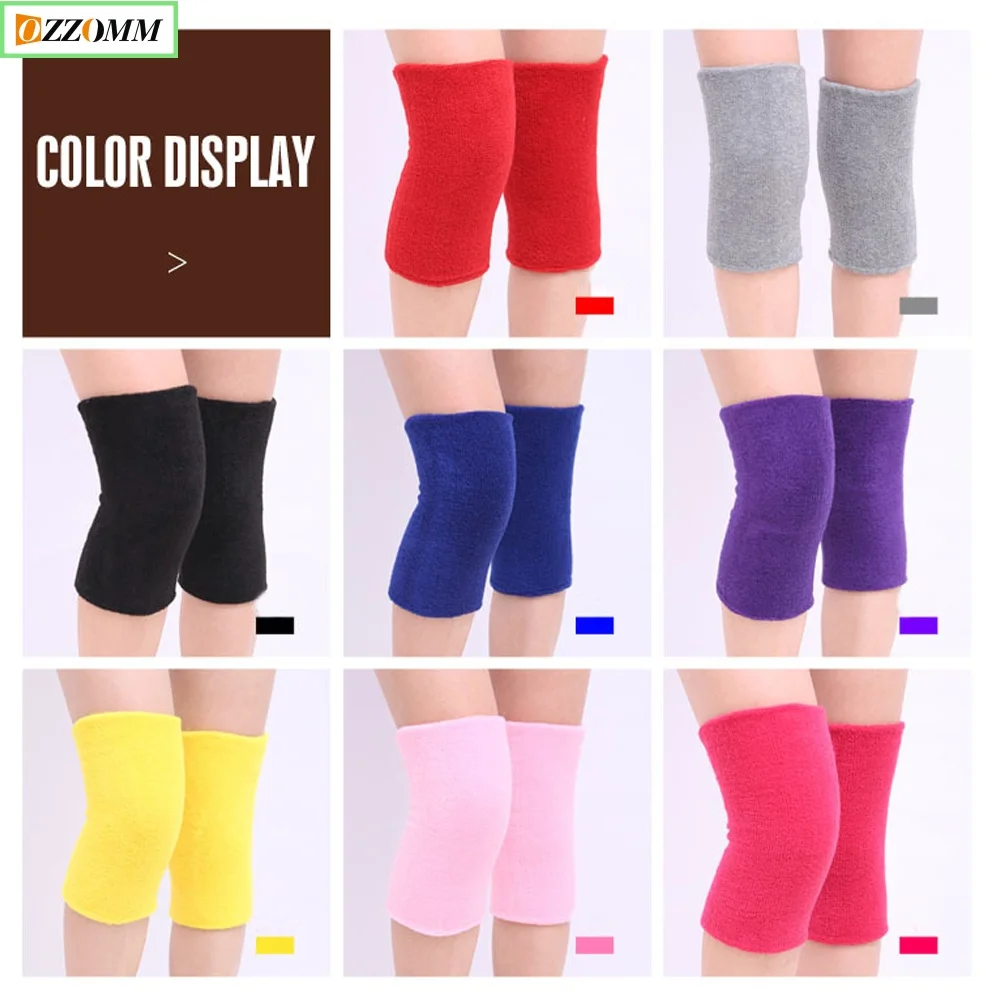 

2PCS/Pair Breathable Warm Towel Non-slip Dance Ski Knee Pads Outdoor Sport Leg Sleeve Kneelet Soft Knee Pad Knee Support