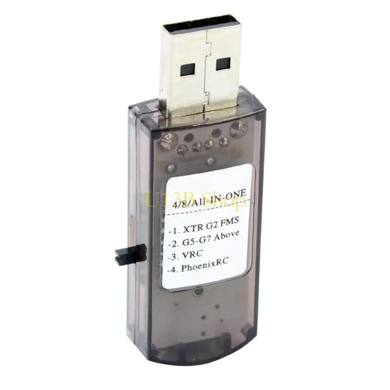 Simuladores USB industriais U13b 22 1 Controle vôo Simuladores vôo USB plástico simples Opere plástico para G7