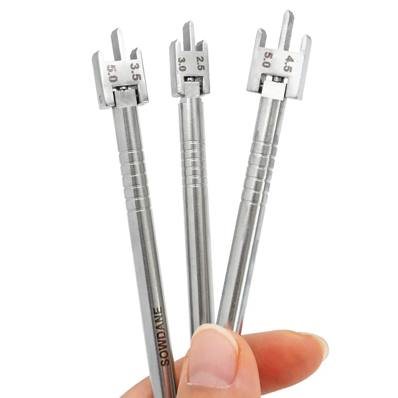1PC Dental adjustable bracket locator, rod type adjustable angle positioning ruler, oral stainless steel positioning tool view 5
