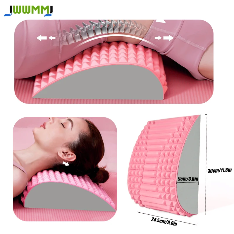 

1pcs Lower Back Pain Relief Device Back Cracker Posture Corrector Lumbar Support Spine Board for Herniated Disc,Sciatica