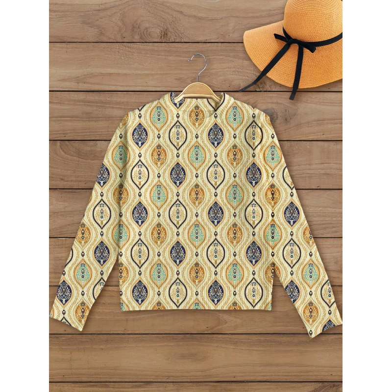 

Свитер для девочек в корейском стиле с цветочным цифровым принтом, пуловер, теплый свободный пуловер с круглым вырезом и длинными рукавами, осень-зима, повседневный отдых