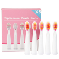 Electric Toothbrush Replacement Brush Heads Compatible with  for Lansung SG-503 SG-610 SG-908 SG-917 SG-958 (5 pcs Soft )
