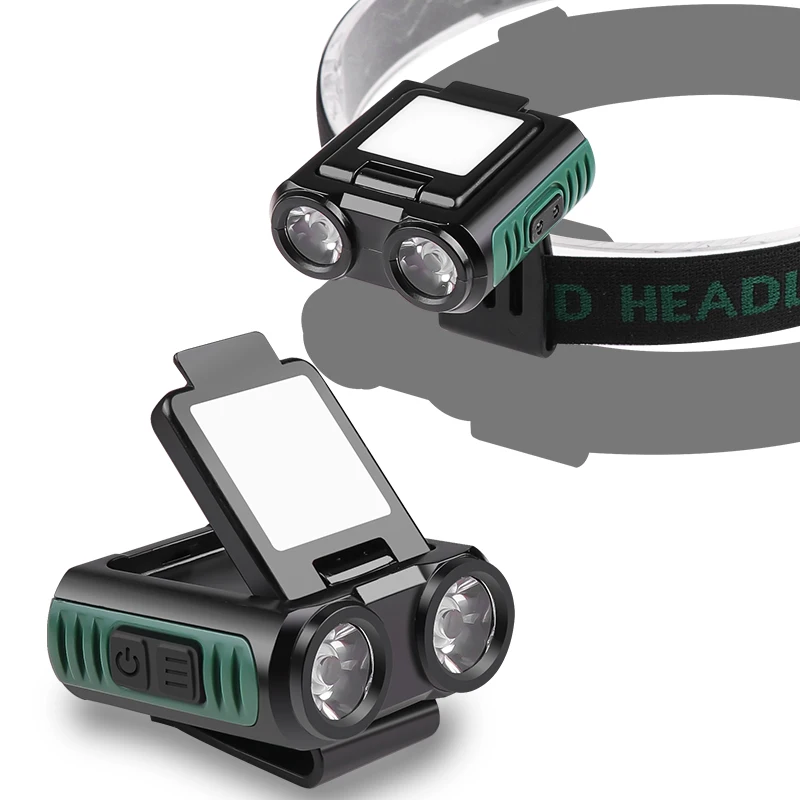 

G11 XPG LED Sensor Headlamp 4 Modes Built-in Battery Type-C Charging IPX4 Waterproof Camping Headtorch Work Headlantern