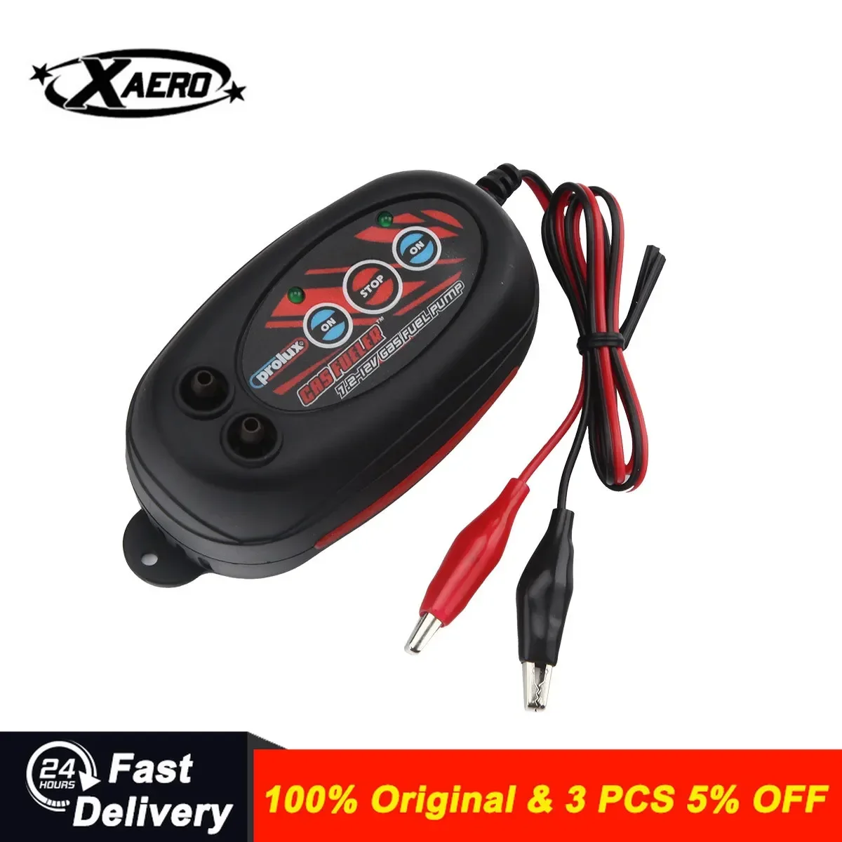 Prolux PX1673 Fast 7.2-12V Electric Gas Fuel Pump for Gas Nitro Engine