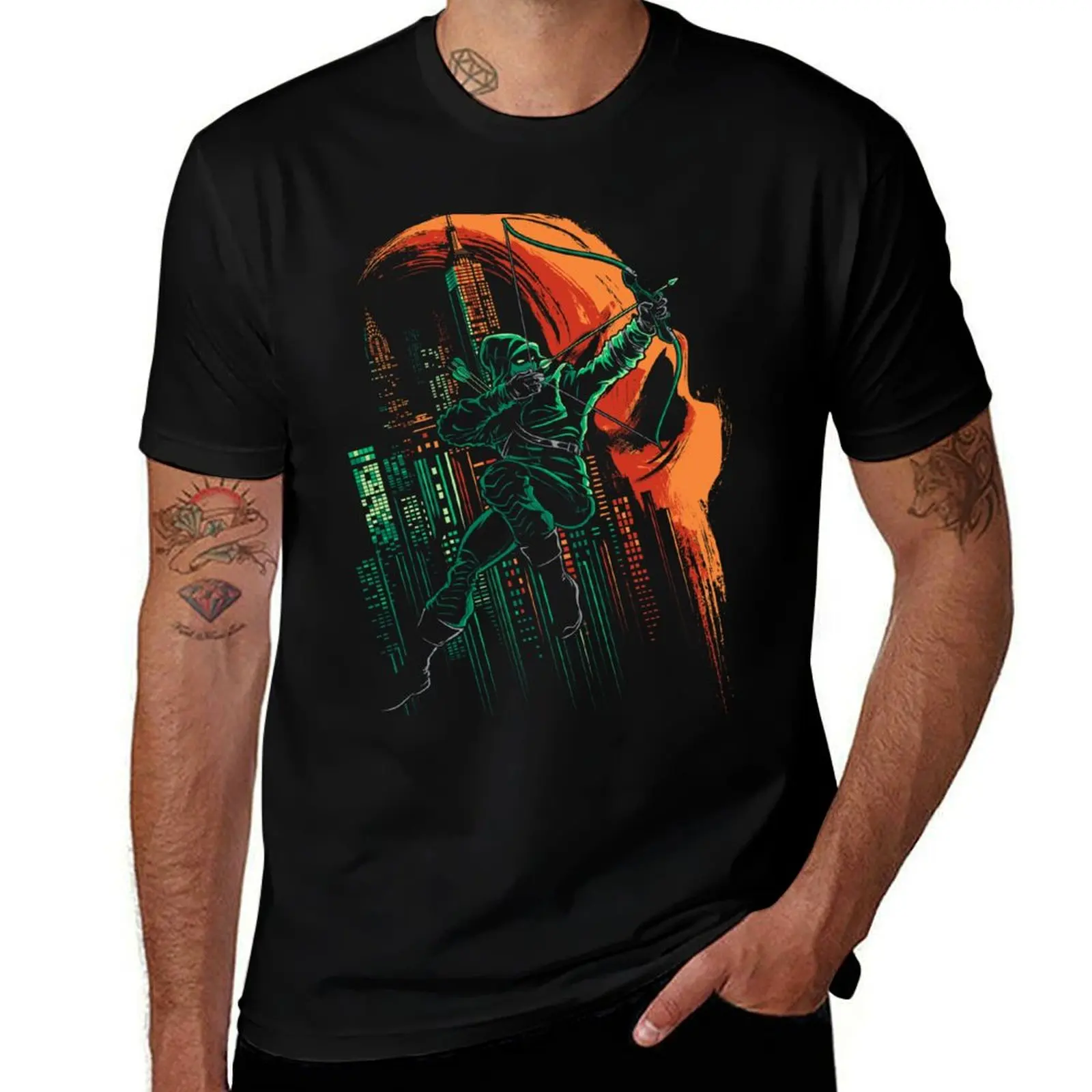 Green Vigilance T-Shirt Christmas Theme Tee Top T-Shirt