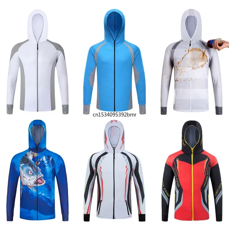 

Fishing Camping Outdoor Clothing UV Protection Moisture Wicking Breathable Long Sleeve Fishing Shirt Camisas Pesca