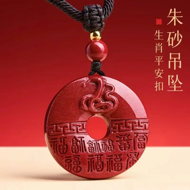 Pendant Zodiac Sign Peace Amulet Snake Necklace