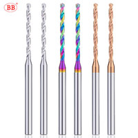 BB Micro Small External Drill Long Cutting Length 50mm Shank Diameter 4mm 1mm~2.95mm