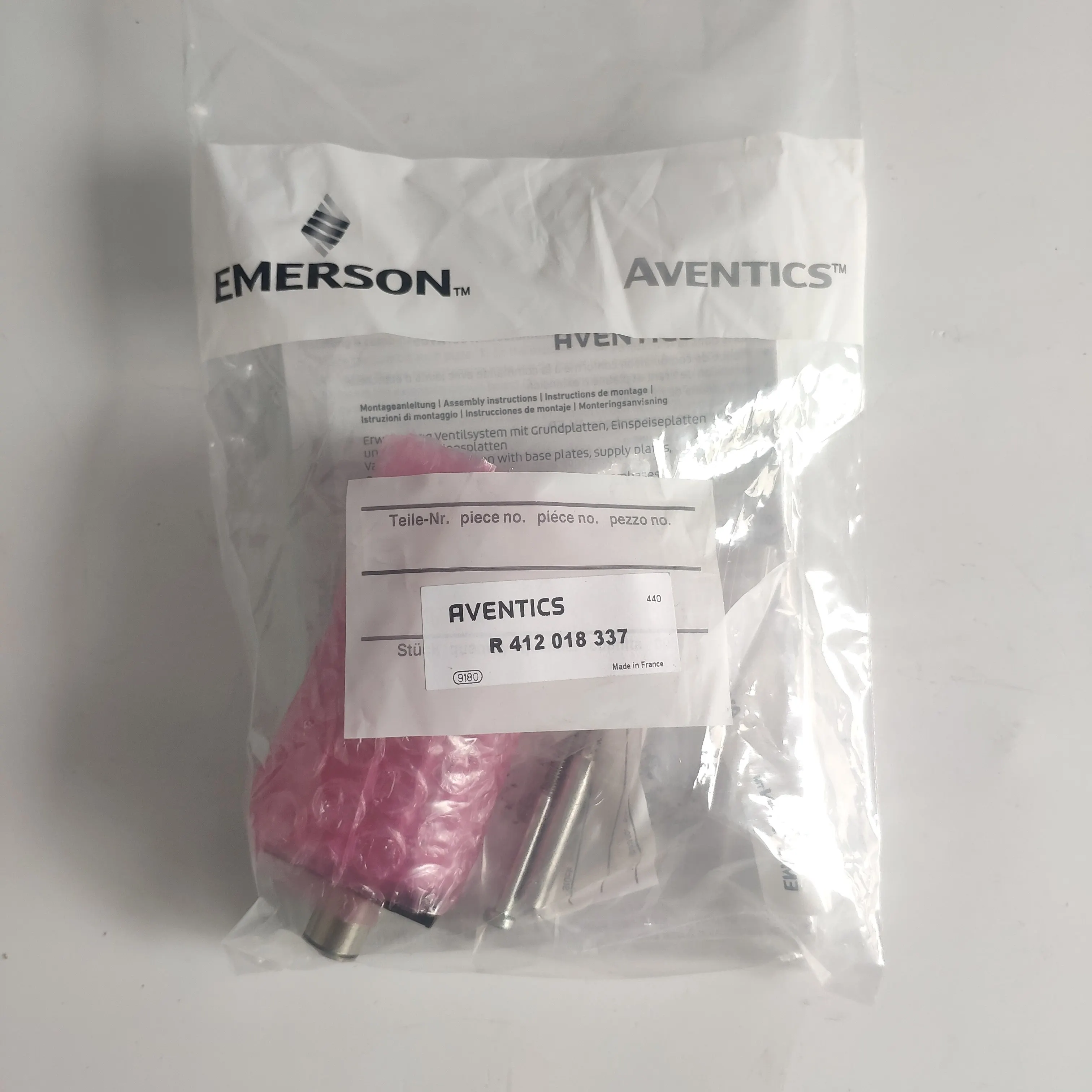 AVENTICS Valve Island Base Plates, Models R412018380, R412018337, And R412018088, All Original