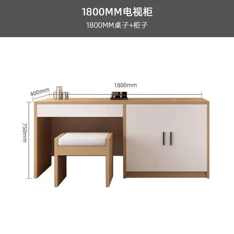 Hotel hotel TV cabinet standard room full set of furniture simple modern computer desk apartment hotel luggage cabinet quality