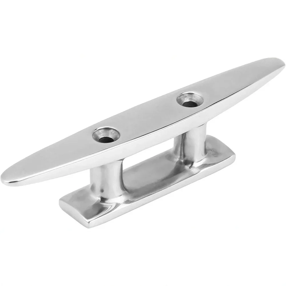 Robust 316 Stainless Steel Dock Cleat For Marine Mooring Secure Rope Anchor For Safe And Dependable Boat Docking